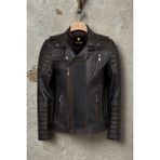 AsyaClub Derije Modric Hakiki Deri Erkek Vintage Eskitme Biker Motorcu Tarzı Mont - 2XL