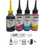 Asyaink Canon Pixma E404 / E464 /E484 Uyumlu Ekonomik Kartuş Dolum Seti - Çok Renkli