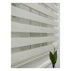 AsyHome Ekru Bambu Zebra 70x200 cm Stor Perde