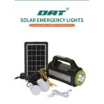 At-9037t Dat Solar Lighting System Kits Solar Panel Power Generator Storage Usb Charger Home System