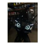 at aydın tuning Pulsar Rs200 Motosiklet Uyumlu - Far Üstü Beyaz neon Angel