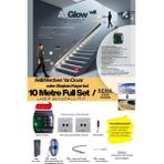 AT-GLOW Lazer Sensörlü Merdiven Duvar Akışkan Şerit Led Seti / Akıllı Kayar Led Sistemi/ 3000K/ 10 Mt. - Gün Işığı