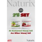 At Kestanesi Balsamı Masaj Jeli & Paprika Chili Biber Balsamı Masaj Jeli 500 Ml - 2'Li Güçlü Etki
