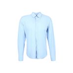 AT.P.CO A266CARLST98 Açık Mavi Slim Fit Düğmeli Yaka Erkek Gömlek
