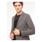AT.P.CO A272ROGER689L064 Koyu Gri Slim Fit Erkek Ceket