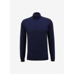 AT.P.CO A274A07EMP Koyu Mavi Yarım Balıkçı Yaka Slim Fit Erkek Kazak