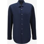 AT.P.CO A27602POP Koyu Mavi Slim Fit Gömlek Yaka Erkek Gömlek