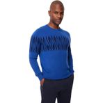 AT.P.CO Bisiklet Yaka Slim Fit Kazak, S, 5003113106, Lacivert, Erkek