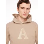 AT.P.CO Kapüşon Yaka Açık Kahve Sweatshirt, L, 5003113170, Açık Kahve, erkek