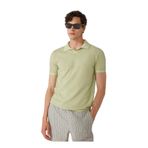 AT.P.CO Polo Yaka Slim Fit Kazak, M, 5003033915, Yeşil, erkek