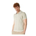 AT.P.CO Polo Yaka Slim Fit Kazak, M, 5003033934, Bej, Erkek