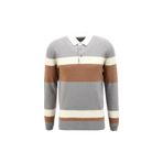 AT.P.CO Polo Yaka Slim Fit Kazak, M, 5003113068, Lacivert, Erkek