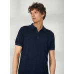 AT.P.CO Polo Yaka Slim Fit Lacivert Erkek Kazak A26433TF-
