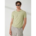At.p.co Polo Yaka Slim Fit Yeşil Erkek Kazak A26432TF- - XL