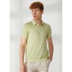 AT.P.CO Polo Yaka Slim Fit Yeşil Erkek Kazak A26433TF-