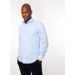 At.P.Co Slim Fit Gömlek Yaka Mavi-Beyaz Erkek Gömlek A27602POP, 44