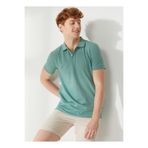 AT.P.CO Slim Fit Polo T-Shirt, L, 5003033918, Yeşil, Erkek