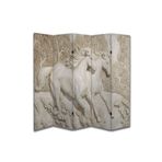 At Temalı Özel Tasarım Paravan Room Divider PRV1244, 180 x 180