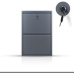 Ata 2 Lİ KİLİTLİ ANTRASİT METAL AYAKKABILIK - Antrasit