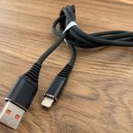 ATA ELEKTRONİK 1 Metre 1Mt Kaliteli Sargili Hizli Şarj Kablo 2.4 Amper Iphone Iphone 5 6 + Plus Şarj Usb Kablo