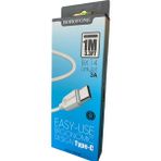 Ata Elektronik 1 Metre 3 Amper 1mt 3 Amper Xiaomi Redmi Note Huawei Samsung Lg Sony Oppo Ps5 Xbox X/s Nspor Nintendo Gamepad Oyun Kolu USB Şarj Kablosu Type C Kablo Type-C - Beyaz