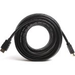 Ata Elektronik 10 Metre 10 mt Hdmı Kablo Pc ile Tv Arası Ses ve Görüntü Kablo Gold Altın Kablo Full Hd Siyah