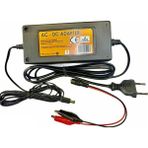 Ata Elektronik 13.8 Volt 3.5 Amper Akü Şarj Cihazı + Extra Maşalı Kablo Krokodil Timsah Kablo