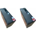 Ata Elektronik 2 Adet 6 Volt 12 Amper 6V 12AH Akü 6V 12AH 6 Volt 12 Amper Batarya Pil