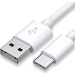 Ata Elektronik 2 Metre 3 Amper 2 Metre 3 Amper Xiaomi Redmi Note Huawei Samsung Lg Sony Oppo Ps5 Xbox X/s Nspor Nintendo Gamepad Oyun Kolu USB Şarj Kablosu Type C Kablo Type-C - Beyaz