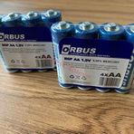 ATA ELEKTRONİK 2Li Paket 8 Adet Çelik Çinko Orbus Aa Kalem Tip Pil Batarya - Oyuncak Kumandasi Pili 1.5V
