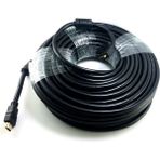 Ata Elektronik 30MT 30 Metre Hdmı Kablo Filtreli Altın Uçlu Yüksek Kalite Full Hd 1080P Hd Hecid Hejdi Siyah Pvc Gold Altın Uçlu