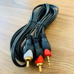 Ata Elektronik 5 Metre - 2 Rca 1 Stereo Aux Ses Hoparlör Kablo Oto Araç Ses Hoparlör Telefon Kablo Ses Sistem