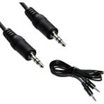 Ata Elektronik Aux To Aux 3.5mm Jack Girişli Müzik ve Ses Aktarıcı Kablo Aux Ses Kablosu Oto Araç Teyp Kablo Müzik Bağlantı Aux Ses Kablosu Stereo Erkek Erkek 3.5 mm Steryo Kablo - 1.5 metre