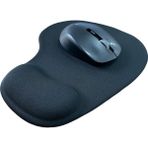 Ata Elektronik Bilek Destekli Silikon Jel Oyuncu Kaydırmaz Mouse Pad Ergonomik Jel Mousepad Ped Siyah Mause Pad Bilek Jel Destekli Mauseped Kaydırmaz Tabanlı Fare Altlığı Mouse Fare Altlığı Ped