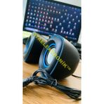 Ata Elektronik Kaliteli Sağlam Ürün - Bilgisayar Hoparlörü Pc Laptop Notebook Telefon Hoparlör 3.5 mm Jack USB Speaker 1+1 Ses Sistemi 2.0 Mini Taşınabilir Multimedya USB Kablolu 6W Speaker Hoparlör 1+1
