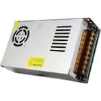 Ata Elektronik LED Ses Sistemi Motor Anfi Su Pompası 220 Volt Giriş 24V 20AH 240W Çıkış - 24 Volt 20 Amper Metal Kasa Trafo Adaptör Fanlı 480W - Siyah