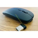 Ata Elektronik Mat SİYAH Slim Sessiz ŞARJ EDİLEBİLİR Pilli Bataryalı Laptop Uyumlu Kablosuz Wıreless Optik Fare Mouse 2.4GHZ SESSİZ TIKLAMA KENDİNDEN PİLLİ