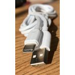 ATA ELEKTRONİK Oppo Uyumlu Type C Type - C 2.4 Amper 2 Metre Usb Data Hızlı Sarj Kablo 2.4A 2 Metre Beyaz