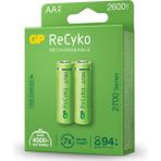 Ata Elektronik Oyuncaklar Tv Kumandaları Için Gp 2700MAH Aa Şarj Edilebilir Pil Ince Şarzlı Pil Gp 2700 Kalem Aa Şarjlı Pil 2700 Mah 2'li Paket 1 Kart 2 Adet Aa