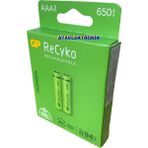 Ata Elektronik Oyuncaklar Tv Kumandaları Için Yeni Seri Gp 650 Ince Aaa Şarj Edilebilir Pil Aaa Ince Şarzlı Pil Gp 650 Ince Şarjlı Pil 650 Mah 2'li Paket 1 Kart 2 Adet Aaa