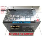 Ata Elektronik Pilsan Markaya Uyumlu Akülü Araba Atv Jeep Araç Uyumlu 12 Volt 12 Amper 12V 12AH 20HR (Ölçü : 151X98X95 mm (+-2mm))