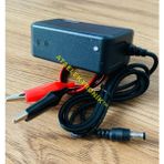 Ata Elektronik Pilsan Uyumlu Çocuk Oyuncak 12 Volt Aküler Için Şarj Aleti Cihazı Adaptör + Otomatik Voltaj Kesicili + LED Işıklı ( Şarjda Kırmızı - Dolduğunda Yeşil ) + Extra Maşalı Kablolu + 1 Amper - 13.8 Volt