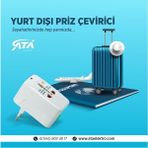 Ata Elektronik PRİZ ÇEVİRİCİ UNİVERSAL SEHAYAT PRİZ ADAPTÖRÜ DÖNÜŞTÜRÜCÜ TELEFON NOTEBOOK TABLET LAPTOP ŞARJ ADAPTÖR UCU ÇEİVİRİCİSİ TÜM DÜNYA PRİZLERİNE TAM UYUMLU AMERİKA ASYA AFRİKA JAPONYA ÇİN KANADA KATAR