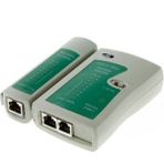 Ata Elektronik Rj 45 / Rj 11 Tester Cat5 Cat6 Internet Test Cihazı / Test Aleti Hızlı ve Kolay Kontrol Rj-45 Cate5/6/7 Ağ Kabloları ve RJ11 Kabloları Testi