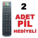 Ata Elektronik Rose Crystal Mini Hd Runpro Full Hd Run S Scart Hd DR-8070 Hd DR-8075 Hd Uydu Kumanda 999 + 2 Adet Pil