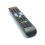 Ata Elektronik Samsung Tüm Modeller Akıllı Smart Air Sihirli LED Tv Televizyon Kumandası Yerine Tuşlu Kumanda 1078 - Siyah