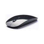 Ata Elektronik Slim ince Kablosuz WİRELESS Mouse Fare MacBook Pro Air Mac iPad Dizüstü Bilgisayar Masaüstü Mac PC Bilgisayar için - Taşınabilir İnce Sessiz Ofis Fareleri 2.4 GHz USB