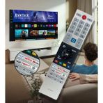 Ata Elektronik Toshiba CT-8561 Ct 8561 Tv Kumandası RC42150P RC45151 RC45150 43UK3163DG 50UK3163DG 55UK3163DG 65UK3163DG 43L3863DA 43V5863DA Led'ler ile UYUMLURC42150P RC45151 RC45150 43UK3163DG 50UK3163DG Kumanda