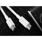 Ata Elektronik Type-C To Type-C Kablo Xiaomi Redmi Uyumlu Not 11 10 9 8 Pro Cep Telefonu Kablosu Veri Sync Kablosu Pd USB C Kablo Google Piksel 6 5 Pro Tipi C Şarj