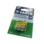 ATA ELEKTRONİK Varta 800 Lr03 / Mn2400 800 Miliamper Aaa Şarjlı Ince Pil 2Li Paket Şarzli Pil Şarj
